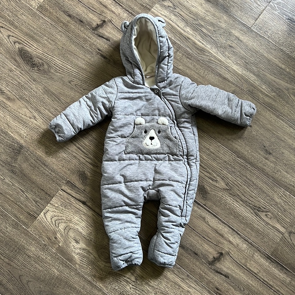 Gray Wonder Nation snowsuit/ pram